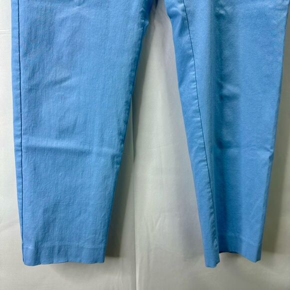 Zac & Rachel Blue Straight Leg Pants Classic Fit Size 12 - Picture 4 of 11